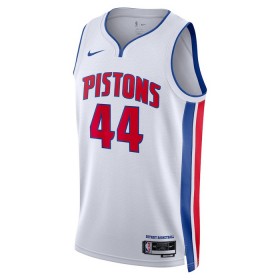 Maillot Homme Detroit Pistons Bojan Bogdanovic 44 2022-23 Nike Association Edition Blanc Swingman